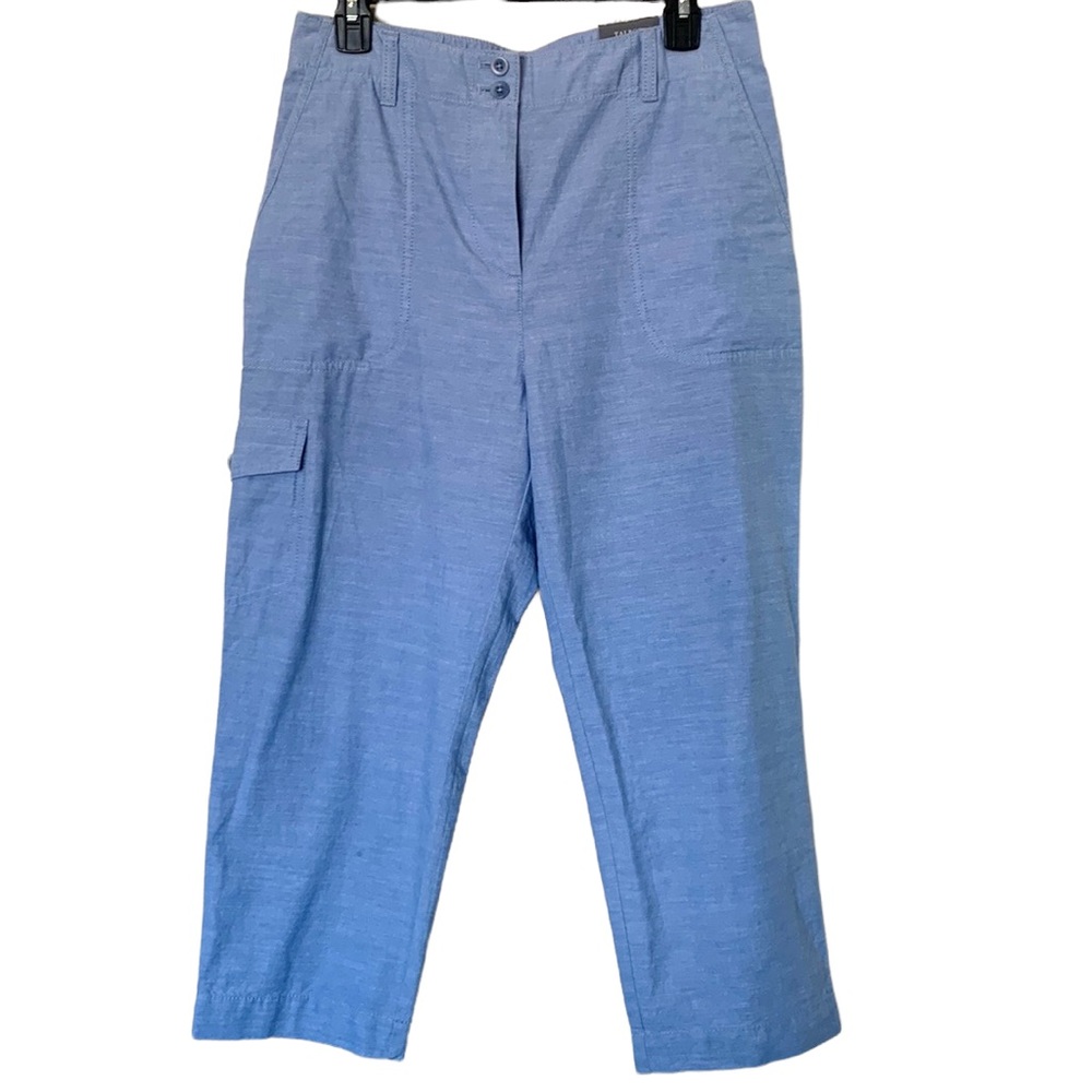 Talbots Cotton Supersoft Cargo Pant Size 8P